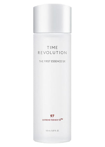 MISSHA Time Revolution The First Essence 5X (5th Gen) 5.07 Fl oz/ 150ml, Korean Face Essence, Facial Toner, Glass Skin, Hydrating Firming pH Balancing Toner for All Skin Types