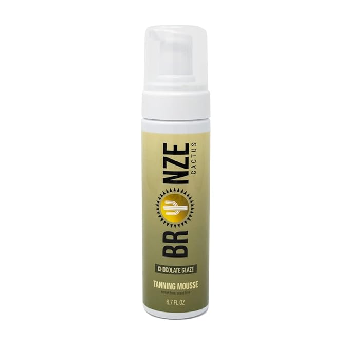 Chocolate Glaze Self-Tanning Foam Mousse (Medium) | Streak-Free, Fast-Drying, Scent-Free, Natural Rich Brown Color | Complements All Skin Tones - 200ml / 6.7 fl oz