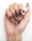 Essie Gel Couture Long-Lasting Nail Polish, 8-Free Vegan, Raisin Brown, All Checked Out, 0.46 fl oz
