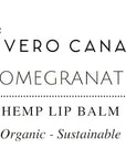 Pomegranate Organic Hemp Lip Balm