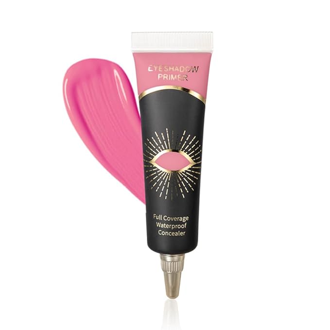 12ML Eyeshadow Primere Rose Pink Color,Eyeshadow Base Cream Base For Eyeshadow Concealer Eyeliner Cream Concealer Eye Base For Eyeshadow (04)