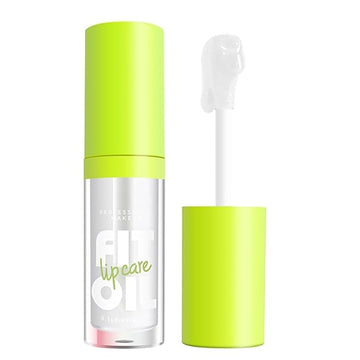 8 Colors Hydrating Lip Oil, Big Brush Head Lip Glaze Shiny Transparent Lip Glow Oil 0.35 Fl Oz, Glossy Finish (# 01)