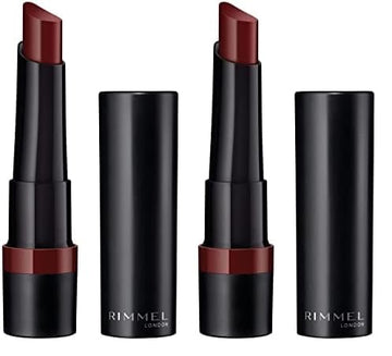 Rimmel Lasting Finish Matte Lipstick, 560 Crimson Desire (Pack of 2)