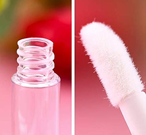 12Pcs 1.2ml Mini Empty Refillable Clear Plastic Lip Gloss Tubes Cosmetic Makeup Sample Packing Storage Container Vial Pot(Black)