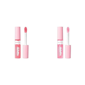 COVERGIRL Clean Fresh Yummy Gloss Lip Gloss Havana Good Time & Sugar Poppy Vegan Hyaluronic Acid Antioxidants