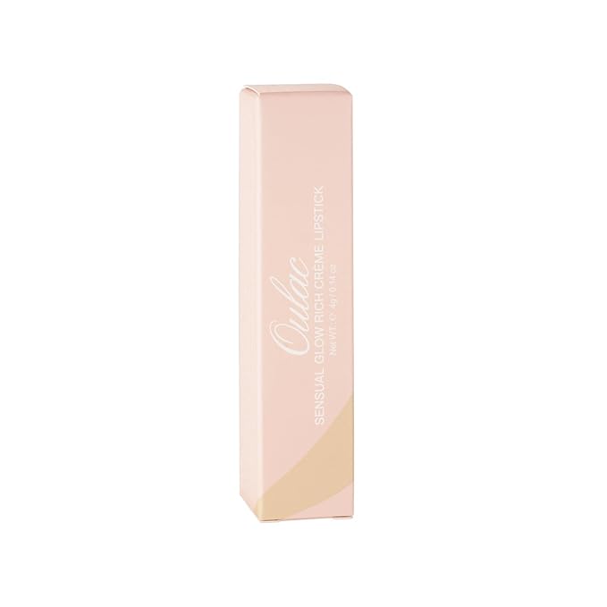 Oulac Beige Lipsticks for Women, Pale Nude Matte Lip Base, Full Coverage Lip Color, Satin Matte Finish, Cream Texture, Hydrating, Infused with Hyaluronic Acid, Vegan & Clean Beauty 4g SG01 Bare