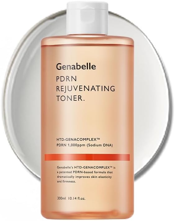 PDRN Rejuvenating Toner - Deep Hydration & Skin Barrier Support with PDRN, Panthenol, Hyaluronic Acid - Soft & Glowing Skin - 10.14 fl.oz/300ml