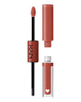 NYX PROFESSIONAL MAKEUP Shine Loud, Long-Lasting Liquid Lipstick with Clear Lip Gloss - Life Goals (Peach Nude)