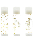 Andaz Press Personalized Milestone Birthday Party Gold