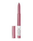 Maybelline Super Stay Ink Crayon Lipstick Makeup, Precision Tip Matte Lip Crayon with Built-in Sharpener, Longwear Up To 8Hrs, Seek Adventure, Warm Pink, 1 Count