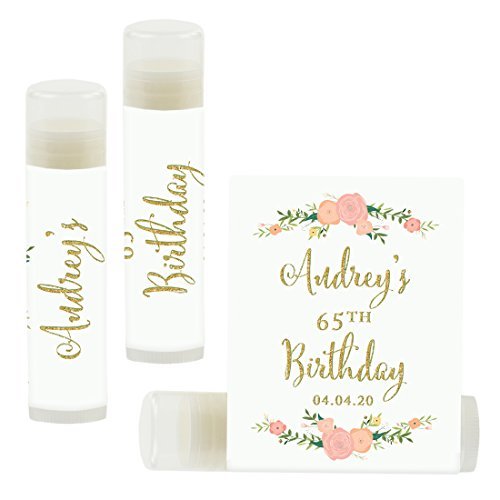 Andaz Press Personalized Milestone Birthday Party Florals,