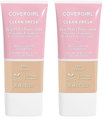 COVERGIRL, Clean Fresh Skin Milk Foundation, Medium, 1 of 2)