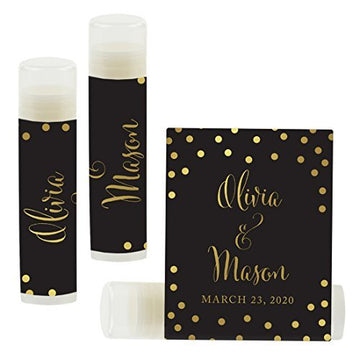 Andaz Press Personalized Bridal Shower Bachelorette Black,