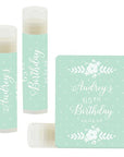 Andaz Press Personalized Milestone Birthday Party Green,