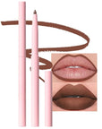 evpct Brown Matte Creamy Retractable Lip Liner Pencils for Shaping & Sculpting Lips, Lip Pencils for Women Long Lasting Waterproof Rich Lip Colors Liner Crayon Lipstick delineador de labios 05