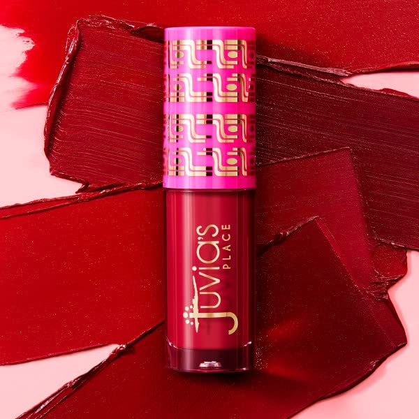 Juvia's Place Liquid Lipstick Velvety Matte Scarlet, Highly Pigmented, Waterproof, Long Lasting