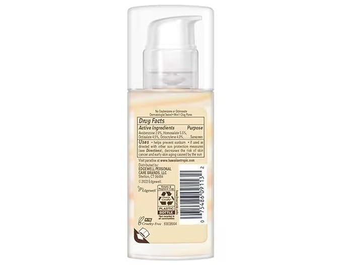 Hawaiian Tropic Weightless Hydration Lotion Sunscreen for Face SPF 30, 1.7oz (2 PACK) | Travel Size Sunscreen, Oil Free Face Sunscreen, Sunblock Face, Mini Sunscreen SPF 30, 1.7oz (1.7 fl. oz., 2)