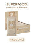 Organic Functional Mushroom Protein Bars | Full Dose (1500mg) Lions Mane, Chaga, Reishi & Cordyceps Bars | Vegan Protein Bars, Adaptogens, Superfoods Protein Bars | Vanilla Chai Flavor