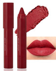 BINGBRUSH Crayon Matte Longwear Lipstick Pack Set,Moisture Smooth Color Stick Ultimate Lip Crayon for Makeup Collection - Waterproof Velvet Lipgloss (10#, 1 Count (Pack of 1))