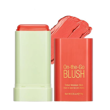 Soft Creamy Blush Stick,On-the-Go Blush,2-in-1 Cheek and Lip