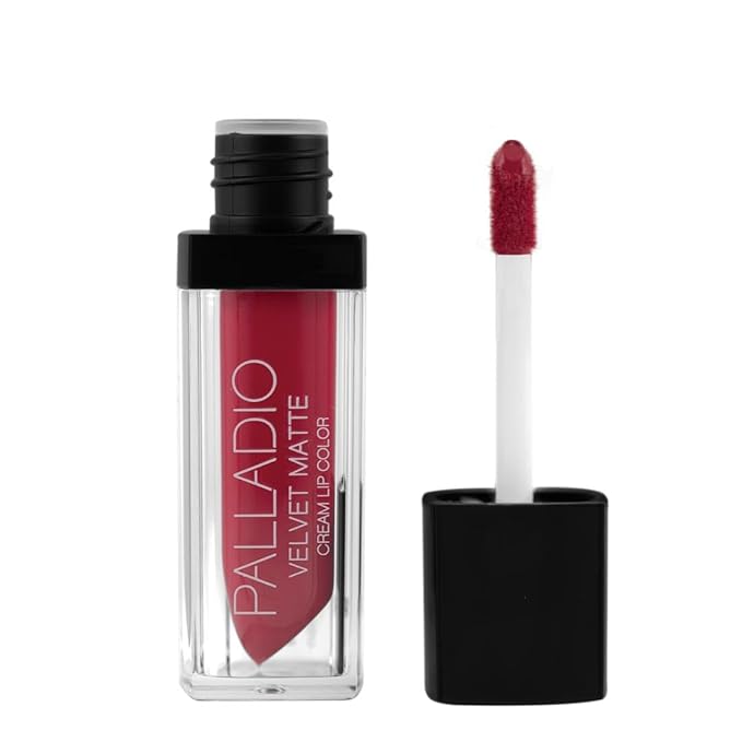 Palladio Velvet Matte Cream Lip Color, Brocade