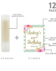 Andaz Press Personalized Milestone Birthday Party Glitter,