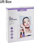 HIEEY Lighted Makeup Mirror, Hollywood Vanity Mirror with Lights, Three Color Lighting Modes, with 4in 20X Magnification Mirror, Smart Touch Control, 360°Rotation (17.4in,White,Gift Box)