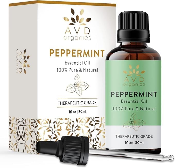 Peppermint Oil | 100% Pure and Undiluted | Therapeutic Grade Aromatherapy Essential Oil Peppermint | for Hair Skin & Diffuser | 3.38 fl. Oz