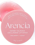 Arencia Honey Glazed Collagen Lip Mask, Overnight Lip Treatment with Collagen and Honey, 0.52 oz