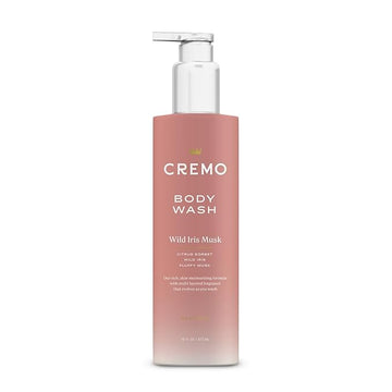 Cremo Wild Iris Musk Skin Moisturizing Body Wash for Women, Notes of Citrus Sorbet, Wild Iris, and Fluffy Musk, 16 Fl Oz