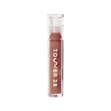 Tower 28 ShineOn Milky Lip Jelly, ALMOND, Non-Sticky