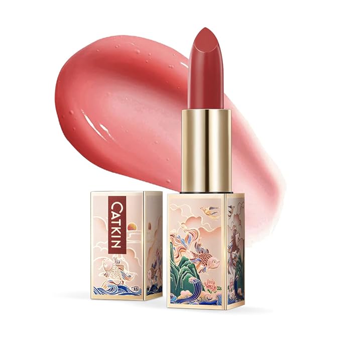 Catkin Lip Balm Color Tinted Changing Lipstick Ultra Hydrating Lip Moistrurizer Chapstick with Vitamin E Nourishing For Cracked & Dry Lips 0.12 oz C05 DUSTY ROSE