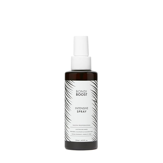 BONDIBOOST Intensive Thickening Spray [4.23 fl oz], Daily Leave In Hair Treatment to Reduce Hair Loss, Lightweight Mist for Thinning Hair + Density for Men & Women, Rosemary & Tea Tree Formula