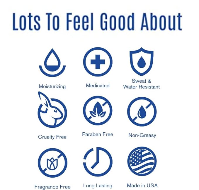 DERMATONE Travel Size Anti-Chafe Body Balm | Fragrance Free | Anti Chafing Stick | Pevent Friction & Skin Irritation | Long Lasting | Use for thigh, arm, chest, butt, ball chafing | Small .5oz Stick