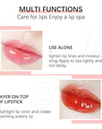 Hydrating Lip Glow Oil, Moisturizing Lip Glow Oil, Nourishing Glossy Transparent Lip Oil, Plumping Lip Oil, Lip Balm, Non-sticky Tinted Toot Lip Balm for Lip Care (CLEAR) 0.2 OZ