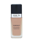 Liquid Norrsken Foundation - Silky Smooth Coverage - Luminous, Dewy Finish for Dry and Dull Skin - Water Resistant and Vegan Makeup - 219 Sigrid - Warm Olive Beige - 1.01 oz
