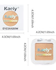 evpct Matte Light Nude Brown Single Eye Shadow Palette Makeup for Older Women, Burly Wood Cream Eye shadow Palette Single for Older Women Matte, High Pigment Monochrome Eyeshadow, sombra de ojos