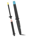 Conair The Curl Collective 3-in-1 Ceramic Curling Wand, 3 Interchangeable Barrels Designed to Create a Specific Curl Pattern - 1/2" Super Slim, 1", and 1 1/4" to 1" Tapered