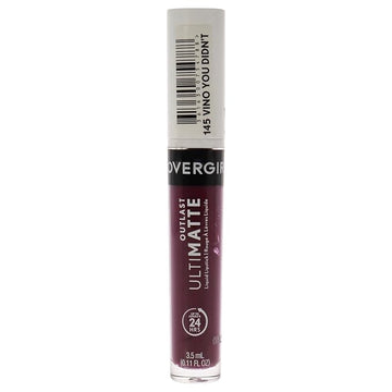 COVERGIRL Outlast Ultimatte One Step Liquid Lip Color, Vino You Didn't, Vino You Didn't, 0.12 Fl Ounce