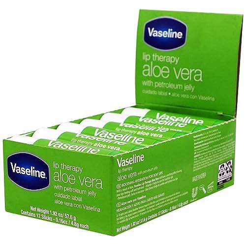 Vaseline Lip w/o Backer Card Aloe