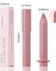 BINGBRUSH 6Pcs Crayon Matte Longwear Lipstick Pack Set,Moisture Smooth Color Stick Ultimate Lip Crayon for Makeup Collection - Waterproof Lasting Lipstick Gloss for Women(6pcs 01#&02#&03#&04#&06#&07#)
