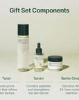 [PKY] Pyunkang Yul Calming Skincare Gift Set with Premium Gift Wrapping, Instantly Calms Sensitive Skin,vegan, Korean Skincare (3-item set)