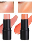 evpct 2Pcs Shimmer Orange Cream Blush Stick for