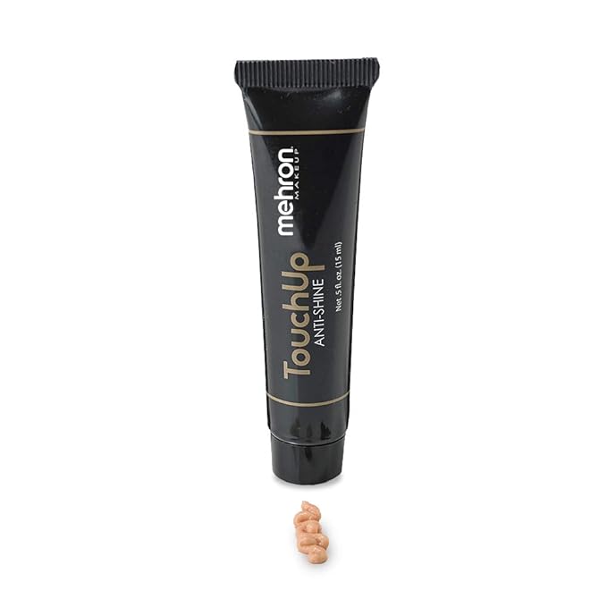 Mehron Makeup TouchUp Anti-Shine Gel | Matte Primer (Medium Tint)
