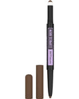 Maybelline Express Brow 2-In-1 Pencil and Powder Eyebrow Makeup, Medium Brown, 1 Count