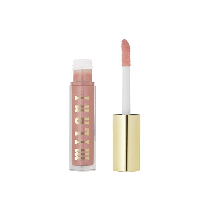 Milani Lip Gloss, Keep It Full Nourishing Lip Plumper with Hyaluronic Acid & Peptides for Soft, Fuller-Looking Lips (0.13 Fl. Oz.) Prismatic Peach