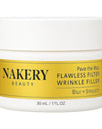 Nakery Pave The Way Flawless Filter Wrinkle Filler, Anti Aging Face Cream for Women, Instantly Smooths Deep Wrinkles, Blurs Imperfections, Skin Tightening Primer, Clinically Proven Formula Made in USA