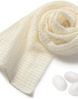Exfoliating Washcloth [Made in Japan] Shower Back Scrubber, Natural Loofah