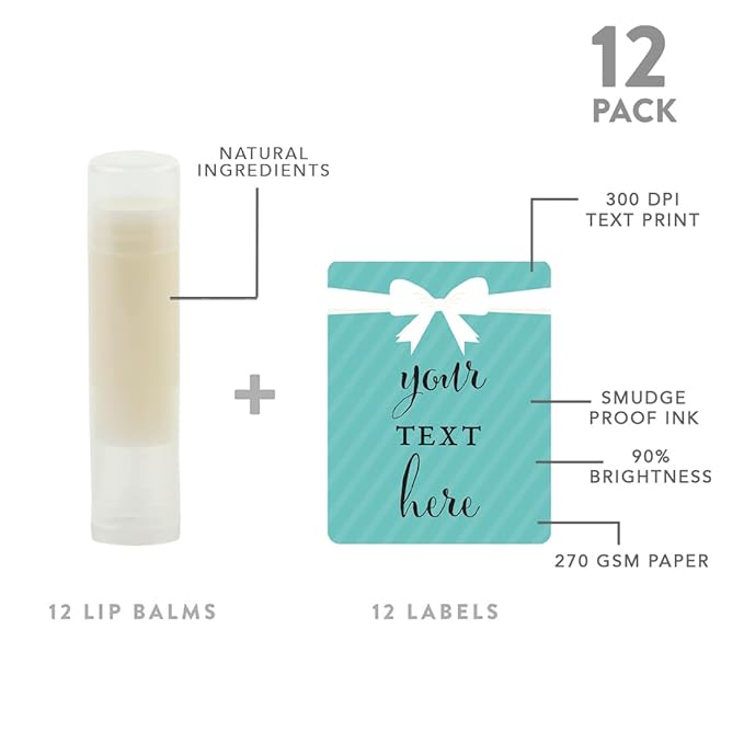 Andaz Press Personalized Lip Balm Party