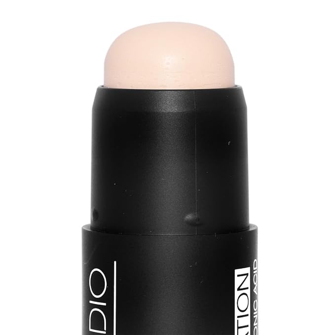 Palladio BUILD + BLEND Foundation Stick, Contour Stick for Face, Professional Makeup for Perfect Look, 0.25 Ounce (Porcelain)